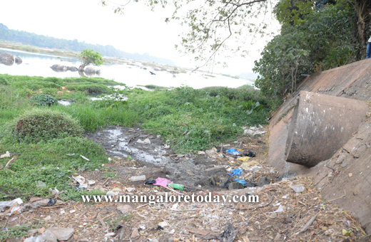 polluted water of thumbay dam